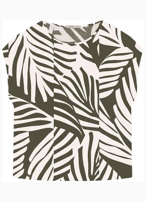 Secret Glam - Blusa Manga Curta Plus Size Verde - SECRET GLAM