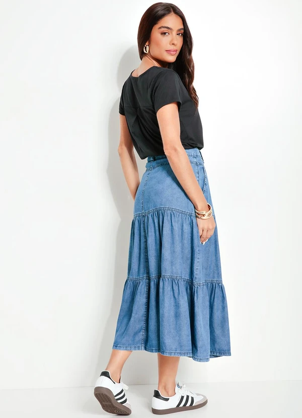 Quintess - Blusa Manga Curta Preta 4