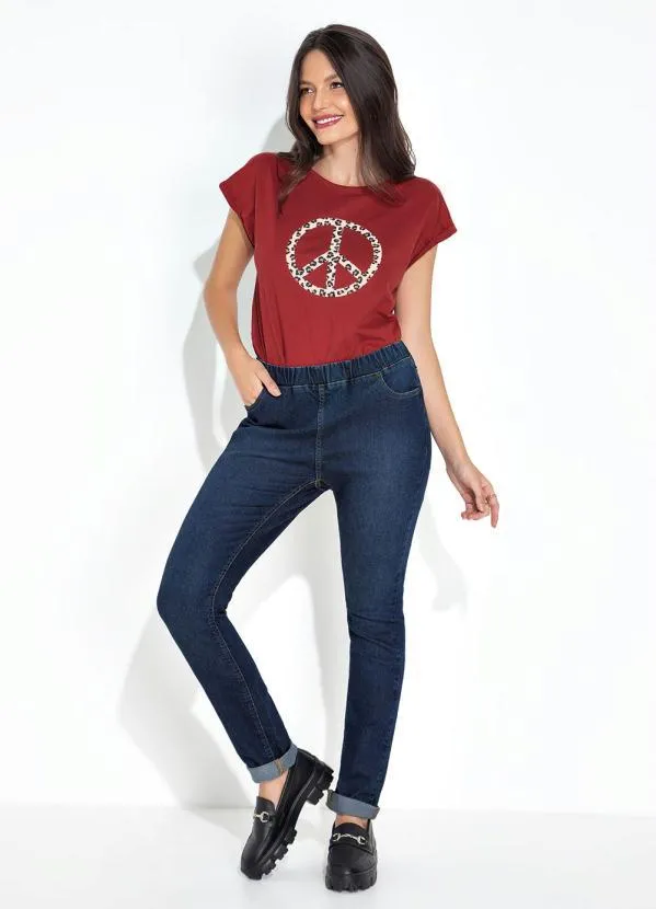 bonprix - Blusa Manga Curta Vermelha 2