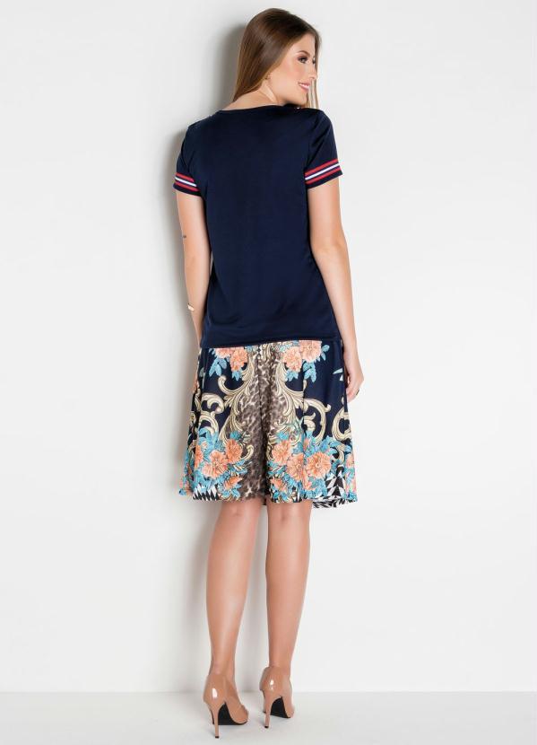 Rosalie - Blusa Marinho com Faixa 5