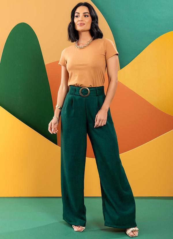 Quintess - Blusa Marrom Canela em Malha de Algodão 3