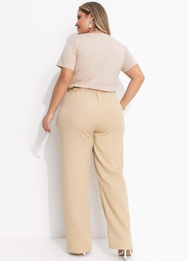 Quintess - Blusa Marrom Claro em Malha de Algodão 10