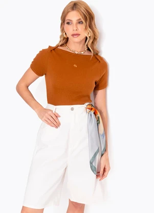 Colcci - Blusa Marrom - COLCCI