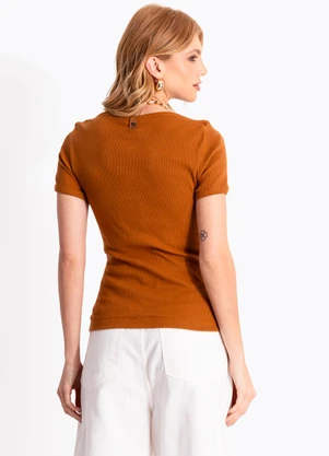 Colcci - Blusa Marrom - COLCCI