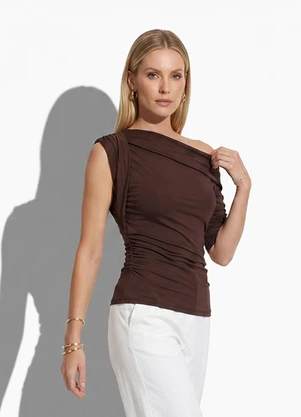 Colcci - Blusa Marrom - COLCCI