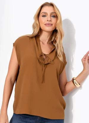Colcci - Blusa Marrom - COLCCI