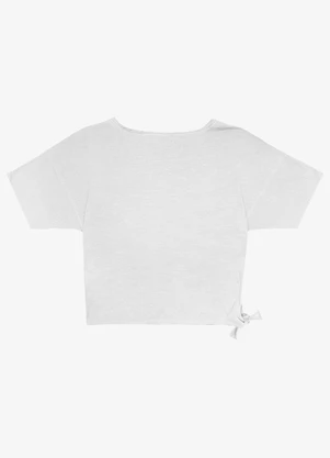 Infinita Cor - Blusa Meia Malha Branco - INFINITA COR