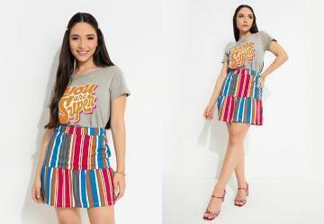 Blusa Mescla com Estampa Frontal