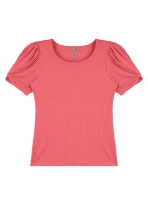 Outlet - Blusa Mini Me Adulto Feminino Rosa  - OUTLET