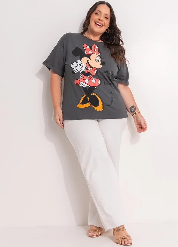 Disney - Blusa Minnie Mouse Cinza 3