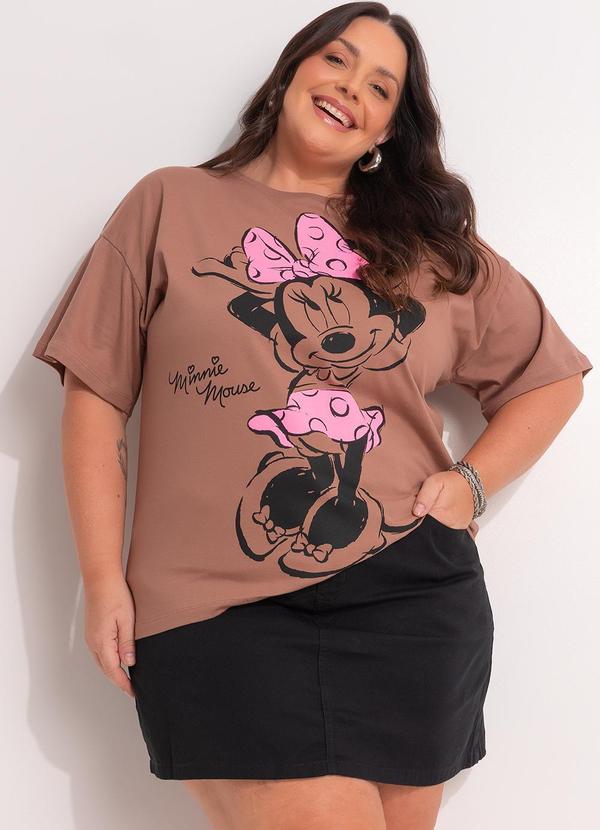 Blusa Minnie Mouse Marrom 5
