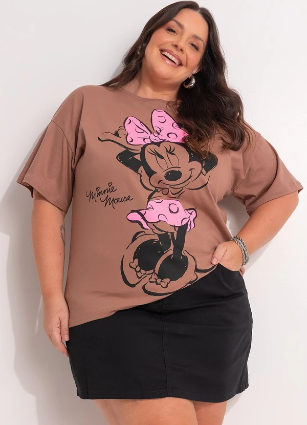 Disney - Blusa Minnie Mouse Marrom 5
