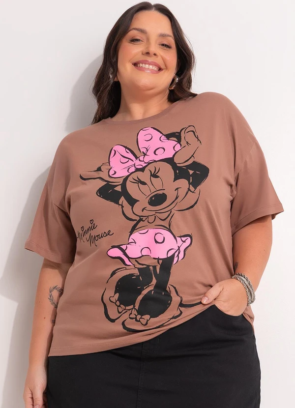 Disney - Blusa Minnie Mouse Marrom 6