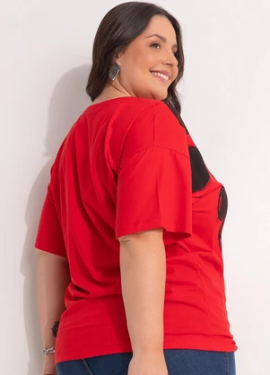 Disney - Blusa Minnie Mouse Vermelho - DISNEY