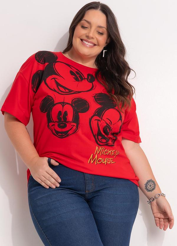 Blusa Minnie Mouse Vermelho 3