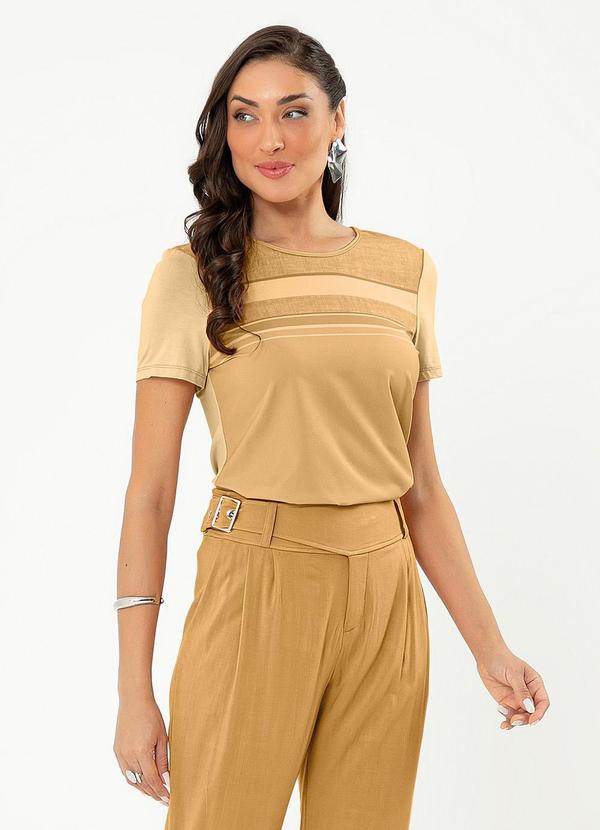 Cativa - Blusa Misturinha Caramelo