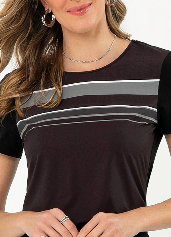 Cativa - Blusa Misturinha Preto 3