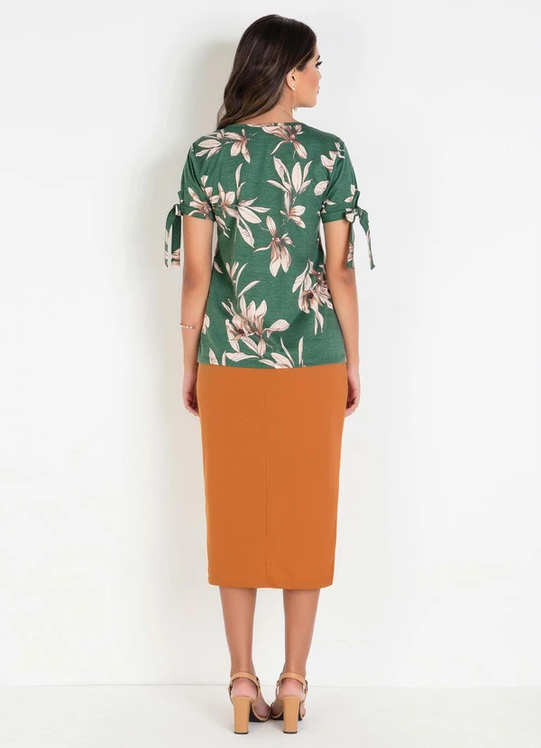 Rosalie - Blusa  Floral Verde 10