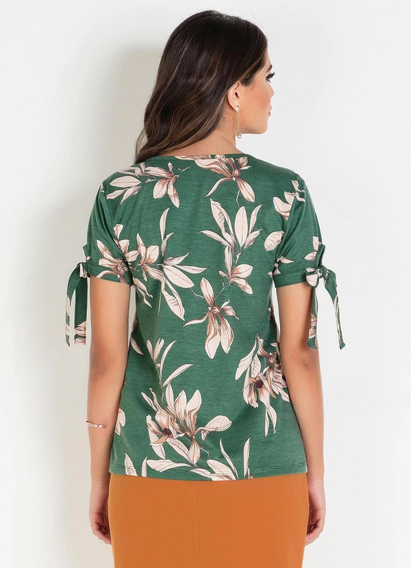 Rosalie - Blusa  Floral Verde 7