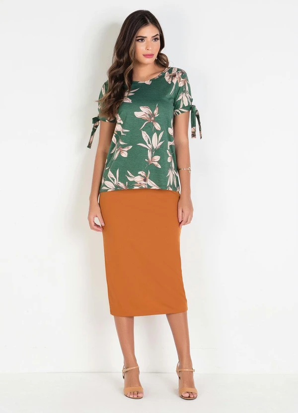 Rosalie - Blusa  Floral Verde 9