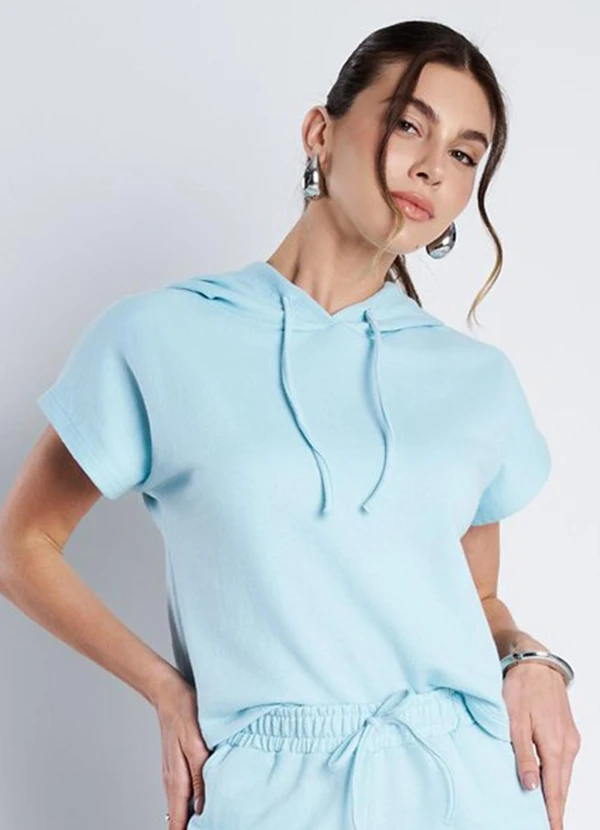 Meu Jeans - Blusa Moletinho Essenza Azul