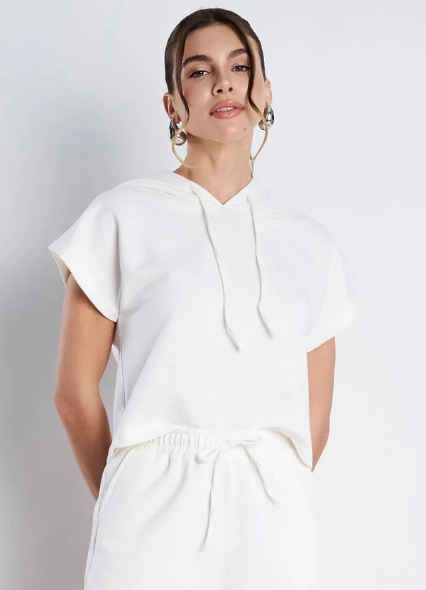 Meu Jeans - Blusa Moletinho Essenza Off White 5