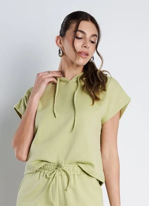 Meu Jeans - Blusa Moletinho Essenza Verde Olive - MEU JEANS