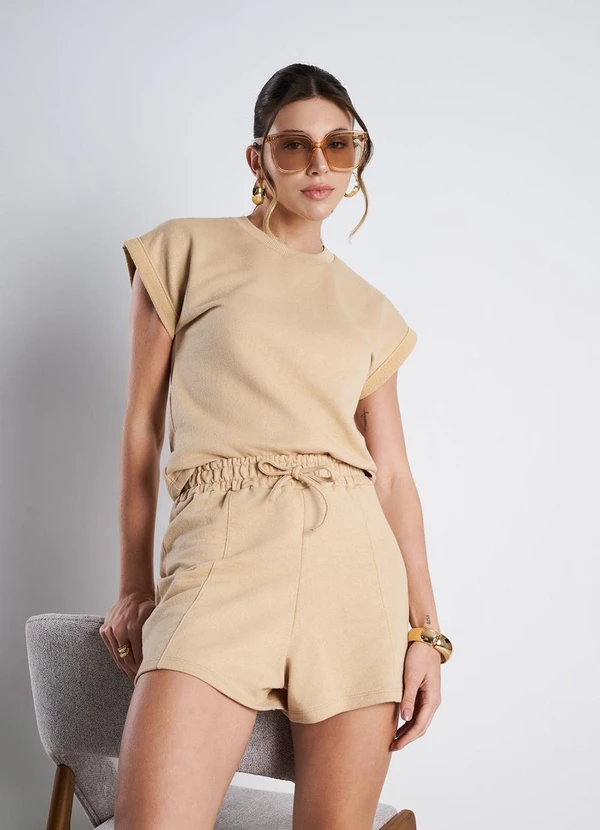 Meu Jeans - Blusa Moletinho Sandy Cappuccino 4