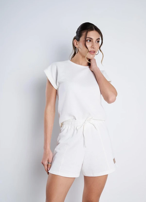 Meu Jeans - Blusa Moletinho Sandy Off White 4