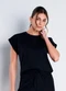 Meu Jeans - Blusa Moletinho Sandy Preto - variação: Preto