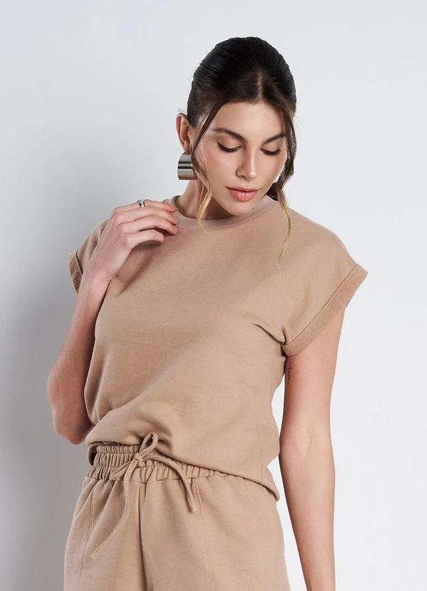 Meu Jeans - Blusa Moletinho Sandy Terra