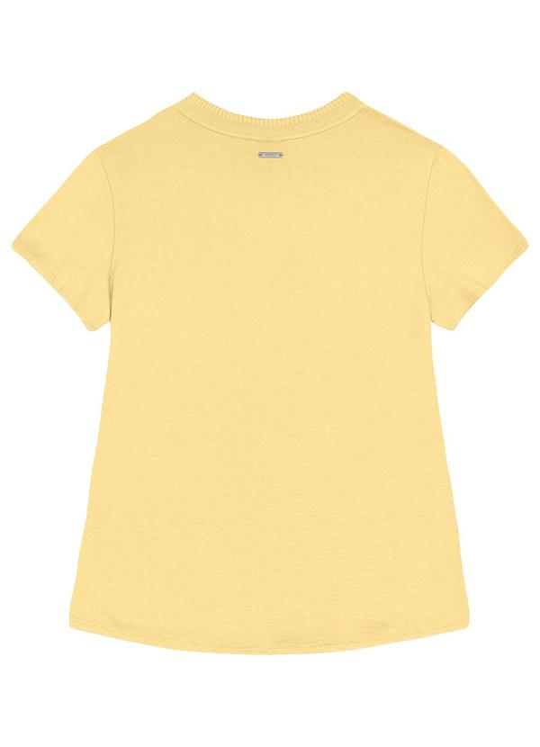 Enfim - Blusa Mullet em Viscose Amarelo Manteiga 2