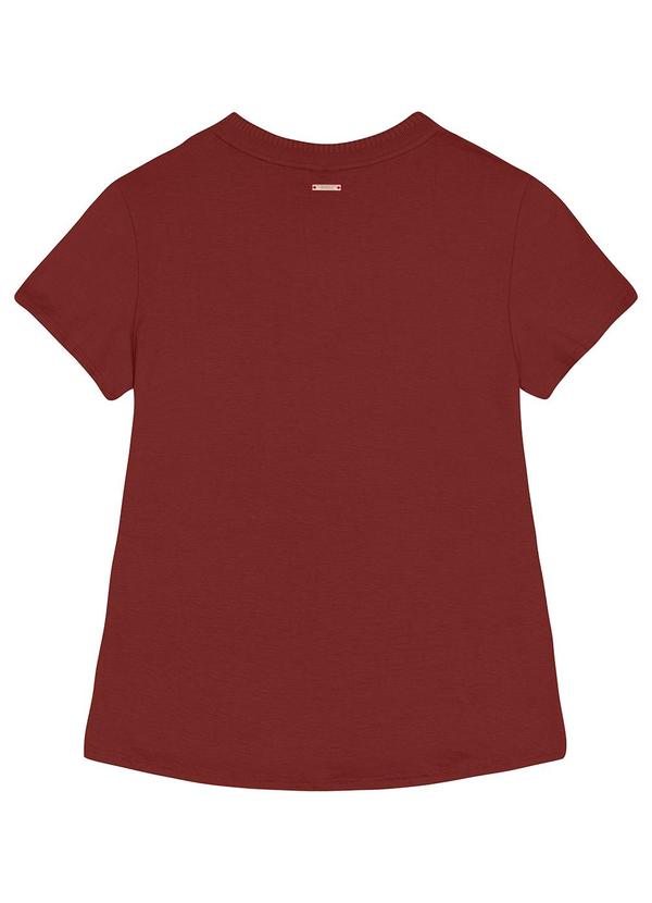 Enfim - Blusa Mullet em Viscose Bordô 2