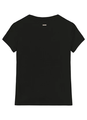 Enfim - Blusa Mullet em Viscose Preto - ENFIM