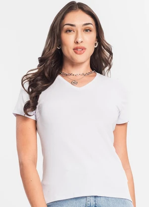 Select - Blusa Mullet Feminina Branco - SELECT