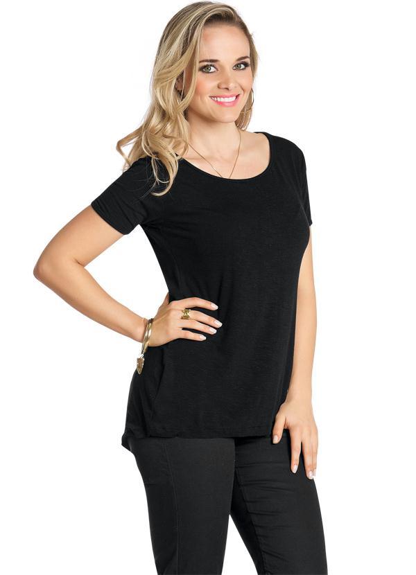 Outlet - Blusa Mullet Preta 3