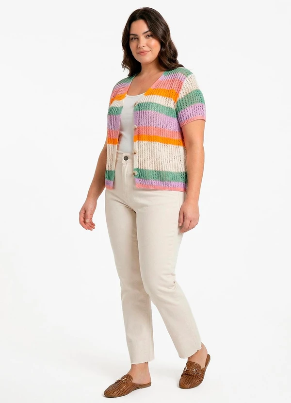 Quintess - Blusa Multicores em Tricô 12