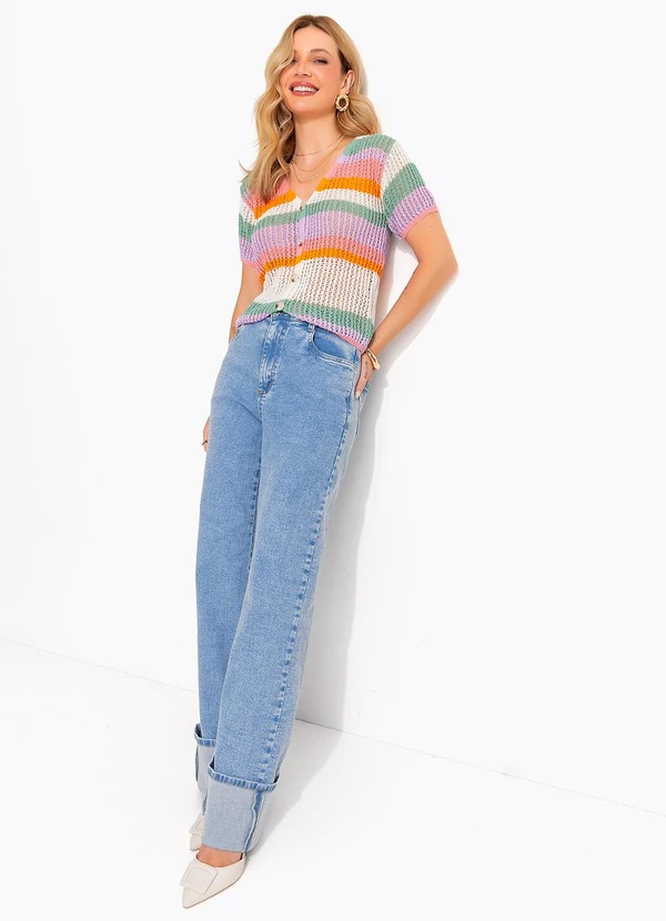 Quintess - Blusa Multicores em Tricô 4