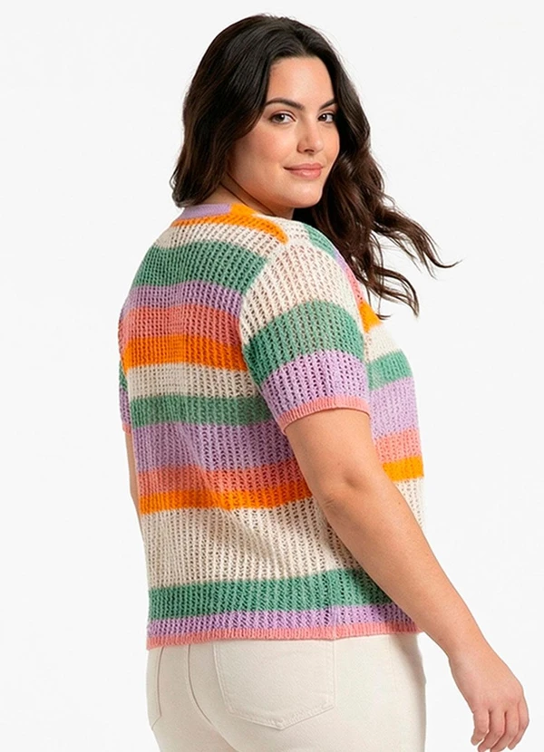 Quintess - Blusa Multicores em Tricô 7