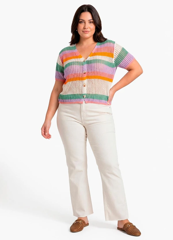 Quintess - Blusa Multicores em Tricô 8