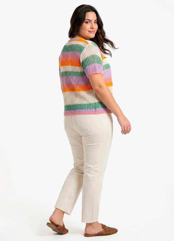 Quintess - Blusa Multicores em Tricô 9