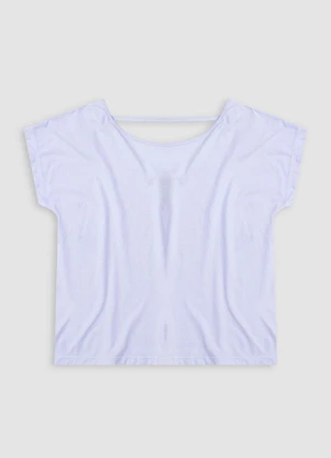 Yends Fashion - Blusa Muscle Tee Decote Costas Branco - YENDS FASHION
