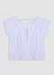 Yends Fashion - Blusa Muscle Tee Decote Costas Branco - variação: Branco