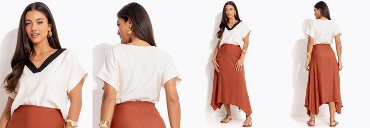 Blusa Natural em Linho