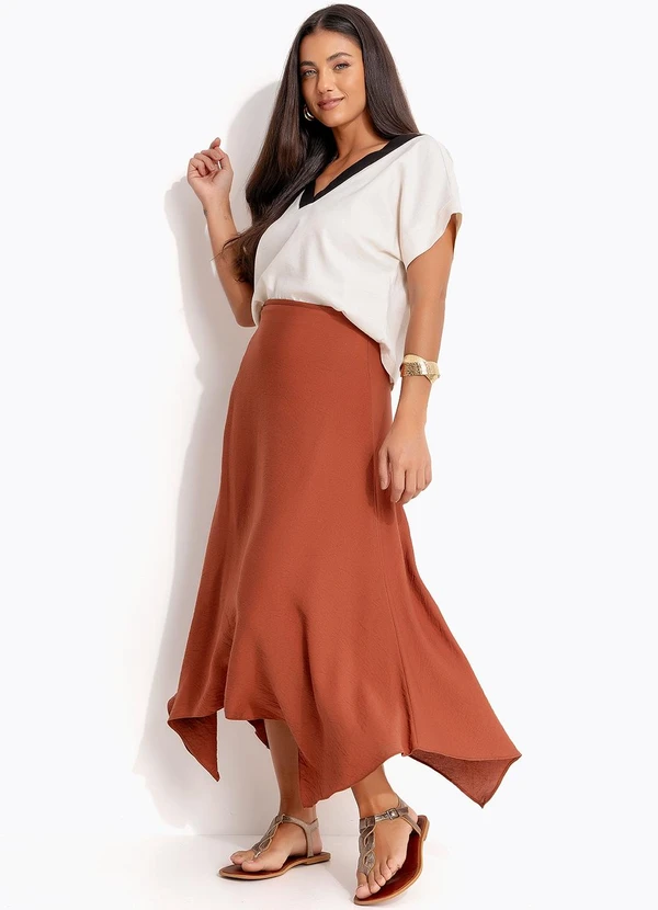 Quintess - Blusa Natural em Linho 5