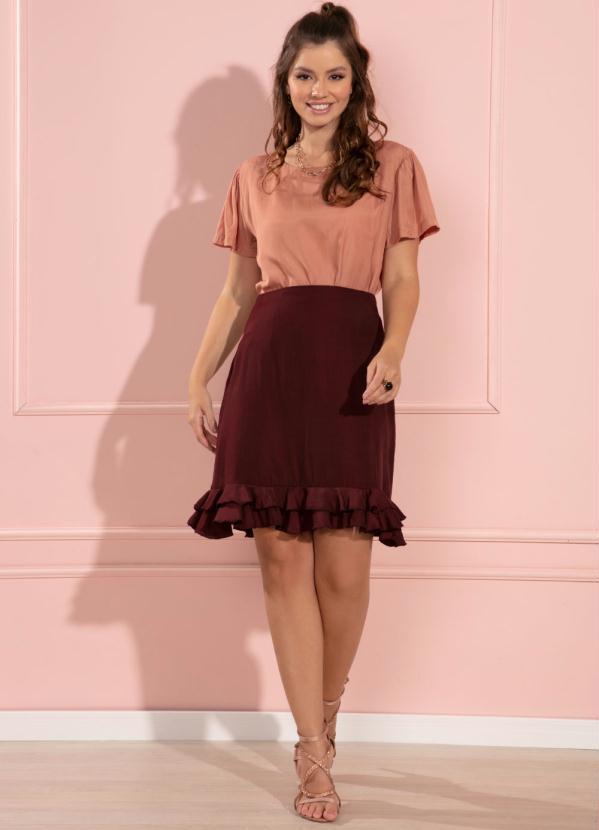 Quintess - Blusa Nude com Abertura em Botões Costas 3