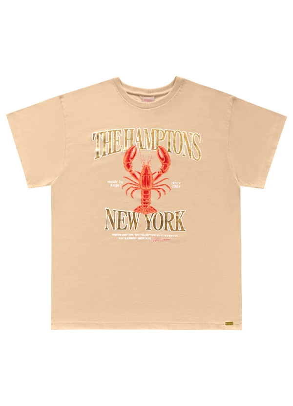 Angel - Blusa Ny Color Bege