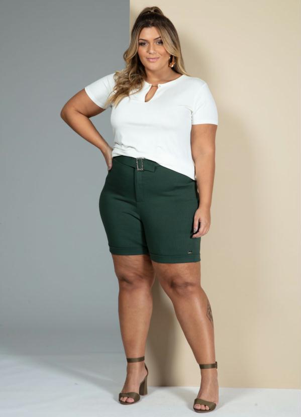 Quintess - Blusa Off White com Filetes Metalizados 7