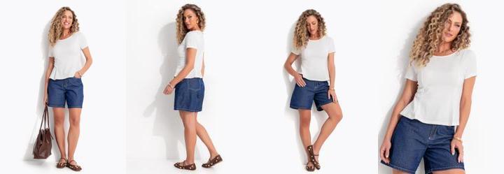 Blusa Off White em Malha Cotton