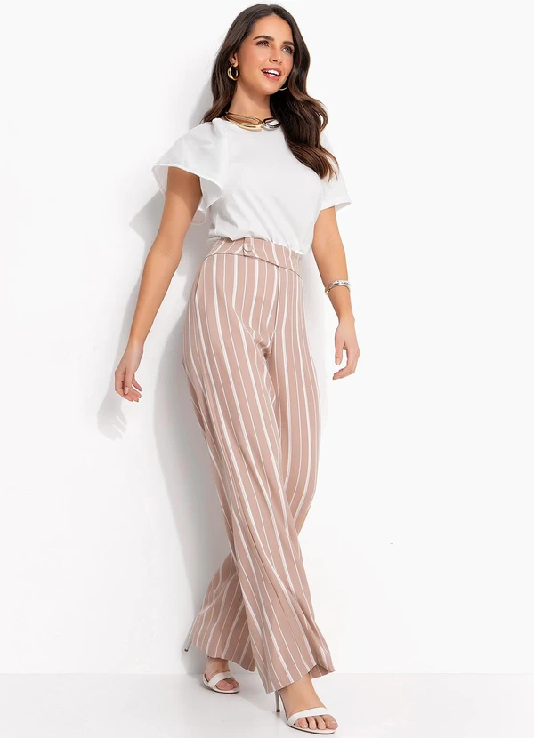 Quintess - Blusa Off White em Malha de Algodão Penteado 6